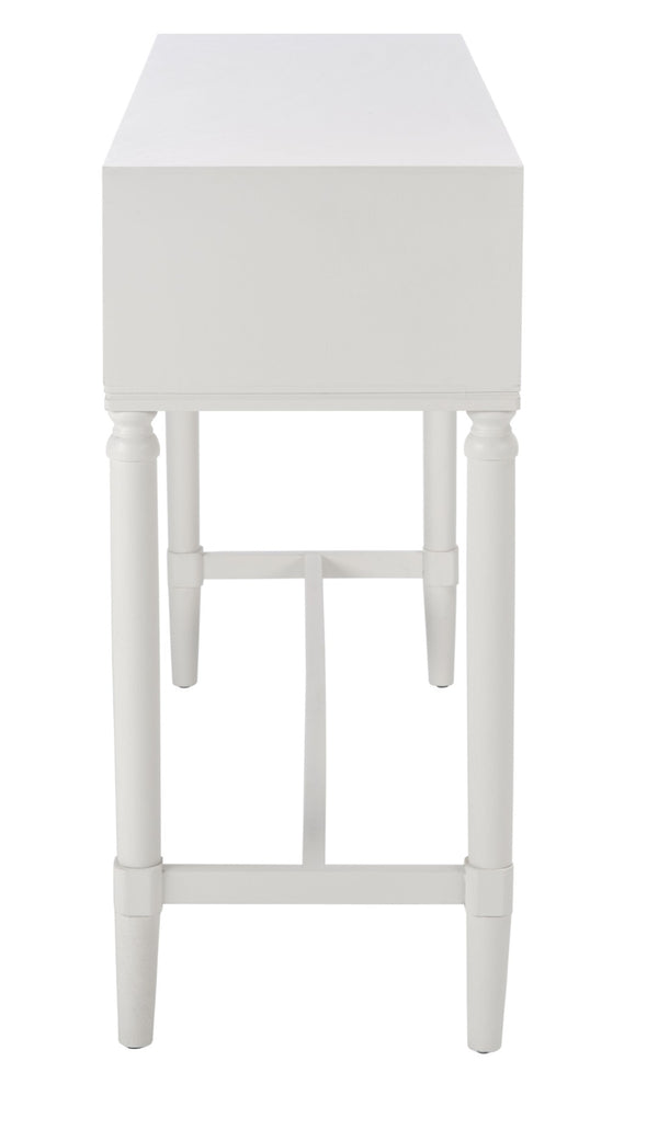 Safavieh Aliyah 4-Drawer Console Table – Elegant French Country Design With Modern Touch For Stylish Storage White CNS5730D
