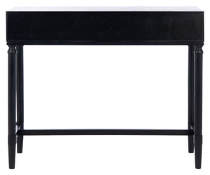 Safavieh Estella Console Table With Drawers - Elegant Traditional Craftsmanship Meets Modern Design Charm Black CNS5731B