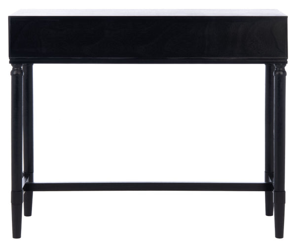 Safavieh Estella Console Table With Drawers - Elegant Traditional Craftsmanship Meets Modern Design Charm Black CNS5731B