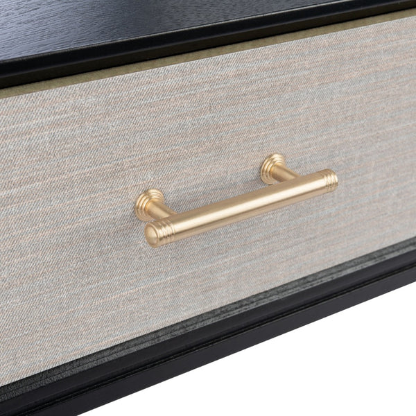 Safavieh Estella Console Table With Drawers - Elegant Traditional Craftsmanship Meets Modern Design Charm Black CNS5731B