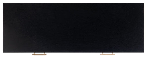 Safavieh Estella Console Table With Drawers - Elegant Traditional Craftsmanship Meets Modern Design Charm Black CNS5731B