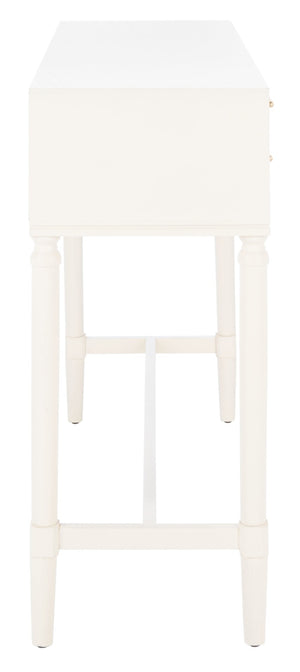 Safavieh Estella Elegant Console Table With 4 Drawers And Timeless Carved Detailing For Entryway Or Living Room White CNS5732A