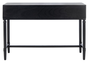 Safavieh Estella Elegant Console Table With 4 Drawers And Timeless Carved Detailing For Entryway Or Living Room Black CNS5732B