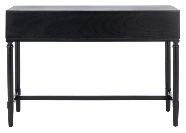 Safavieh Estella Elegant Console Table With 4 Drawers And Timeless Carved Detailing For Entryway Or Living Room Black CNS5732B