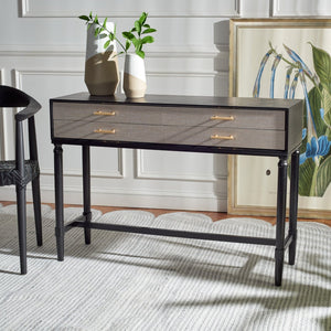 Safavieh Estella Elegant Console Table With 4 Drawers And Timeless Carved Detailing For Entryway Or Living Room Black CNS5732B