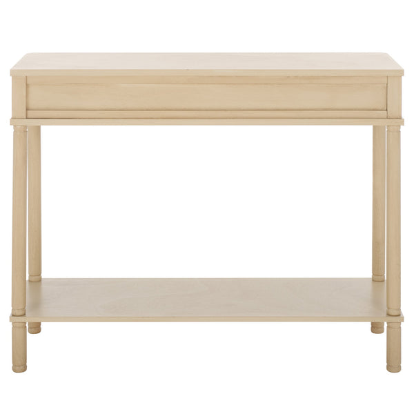 Safavieh Thurston 2-drawer Console Table - Modern Design With Stylish Storage For Living Room Or Entryway Decor Natural Wood Cns5737a