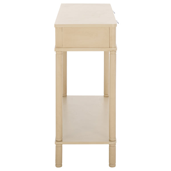 Safavieh Thurston 2-drawer Console Table - Modern Design With Stylish Storage For Living Room Or Entryway Decor Natural Wood Cns5737a