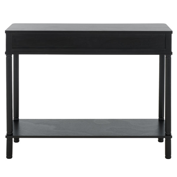 Safavieh Thurston 2-drawer Console Table - Modern Design With Stylish Storage For Living Room Or Entryway Decor Matte Black , Wood Cns5737b