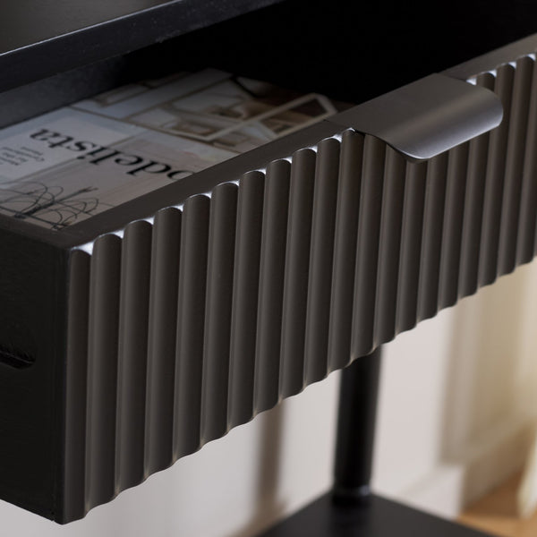 Safavieh Thurston 2-drawer Console Table - Modern Design With Stylish Storage For Living Room Or Entryway Decor Matte Black , Wood Cns5737b