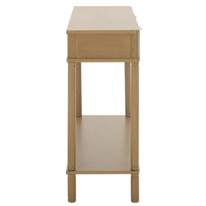 Safavieh Thurston 2-drawer Console Table - Modern Design With Stylish Storage For Living Room Or Entryway Decor Desert Brown Wood Cns5737c