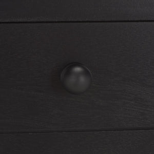 Safavieh Haven 2-drawer Small Console Table – Stylish Storage Solution For Entryways And Living Spaces Matte Black , Wood Cns5738b