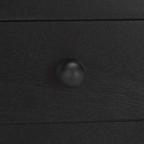 Safavieh Haven 2-drawer Small Console Table – Stylish Storage Solution For Entryways And Living Spaces Matte Black , Wood Cns5738b