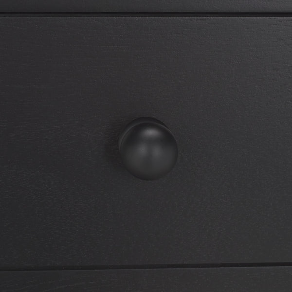 Safavieh Haven 2-drawer Large Console - Stylish Storage Solution For Modern And Rustic Interiors Matte Black , Wood Cns5739b