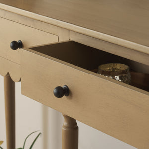 Safavieh Haven 2-drawer Large Console - Stylish Storage Solution For Modern And Rustic Interiors Desert Brown Wood Cns5739c