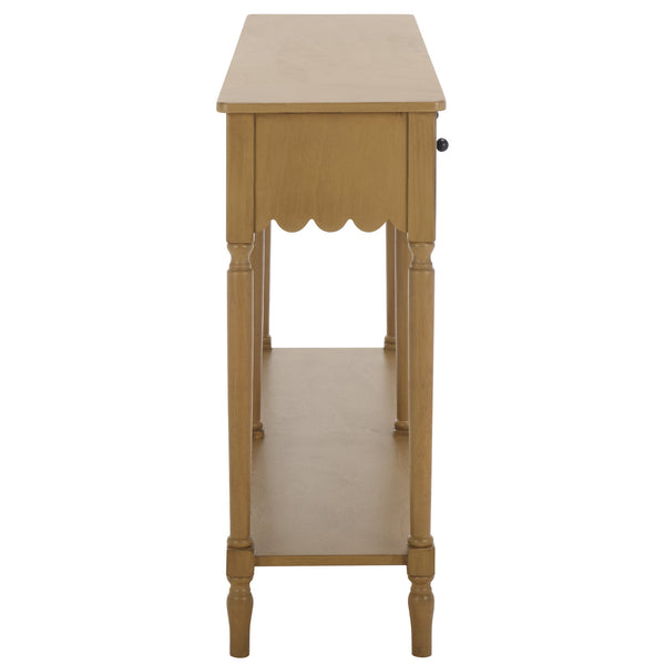 Safavieh Haven 2-drawer Large Console - Stylish Storage Solution For Modern And Rustic Interiors Desert Brown Wood Cns5739c