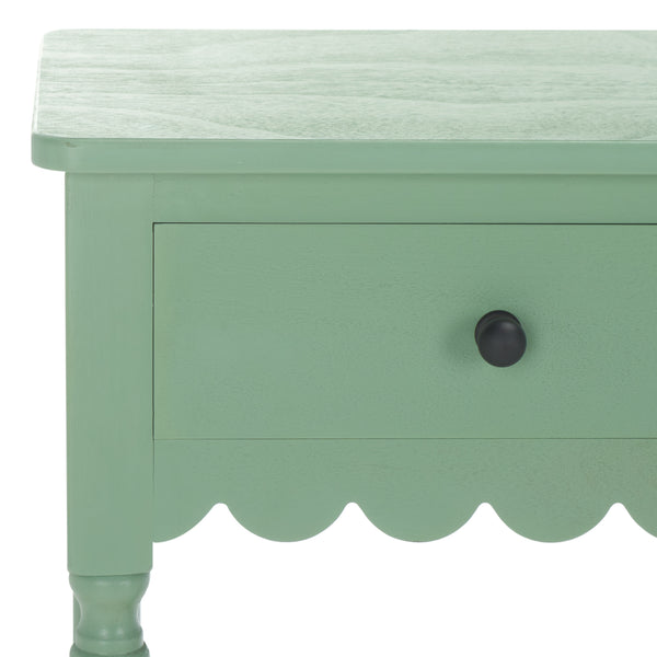 Safavieh Haven 2-drawer Large Console - Stylish Storage Solution For Modern And Rustic Interiors Sage Green Wood Cns5739d