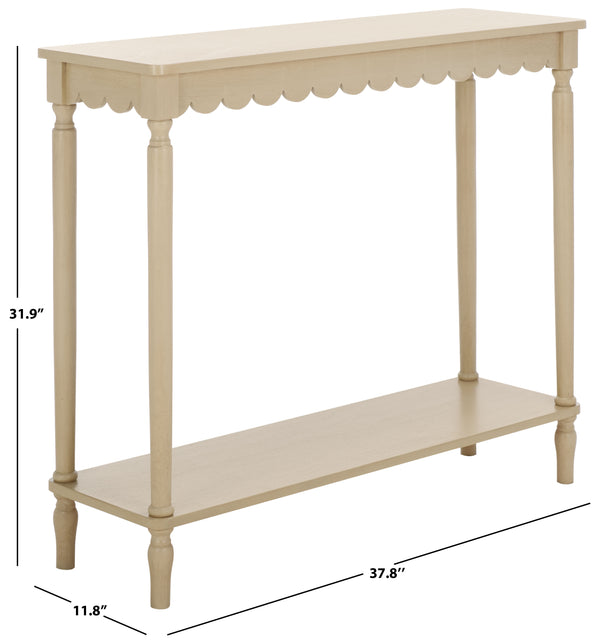Safavieh Haven Console Table - Elegant Minimalist Design For Stylish Storage And Display In Any Room Natural Wood Cns5740a