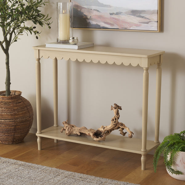 Safavieh Haven Console Table - Elegant Minimalist Design For Stylish Storage And Display In Any Room Natural Wood Cns5740a