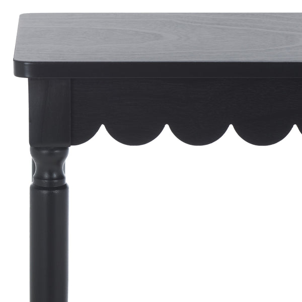 Safavieh Haven Console Table - Elegant Minimalist Design For Stylish Storage And Display In Any Room Matte Black , Wood Cns5740b
