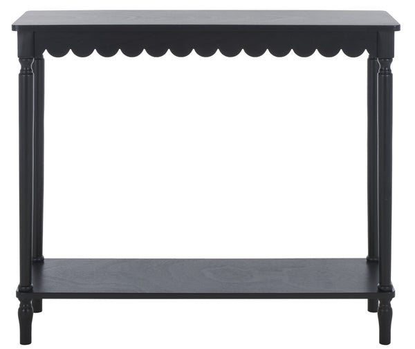 Safavieh Haven Console Table - Elegant Minimalist Design For Stylish Storage And Display In Any Room Matte Black , Wood Cns5740b