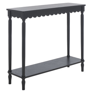 Safavieh Haven Console Table - Elegant Minimalist Design For Stylish Storage And Display In Any Room Matte Black , Wood Cns5740b
