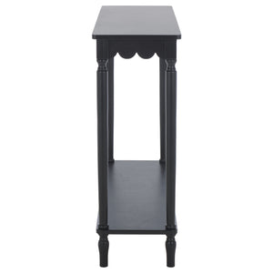 Safavieh Haven Console Table - Elegant Minimalist Design For Stylish Storage And Display In Any Room Matte Black , Wood Cns5740b