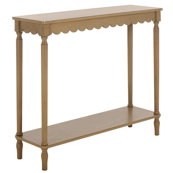 Safavieh Haven Console Table - Elegant Minimalist Design For Stylish Storage And Display In Any Room Desert Brown Wood Cns5740c