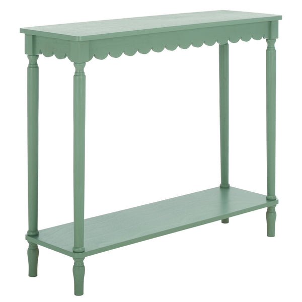 Safavieh Haven Console Table - Elegant Minimalist Design For Stylish Storage And Display In Any Room Sage Green Wood Cns5740d