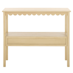 Safavieh Haven Lower 2-drawer Console - Stylish Storage Solution For Modern Home Décor And Organization Natural Wood Cns5741a