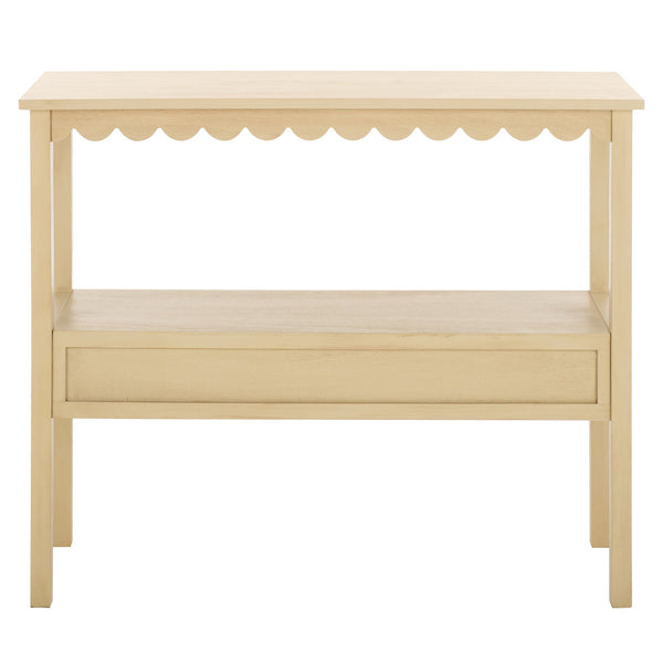 Safavieh Haven Lower 2-drawer Console - Stylish Storage Solution For Modern Home Décor And Organization Natural Wood Cns5741a