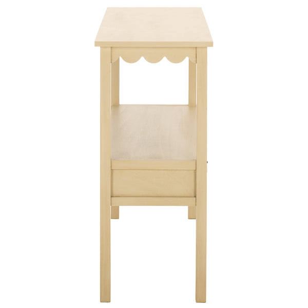 Safavieh Haven Lower 2-drawer Console - Stylish Storage Solution For Modern Home Décor And Organization Natural Wood Cns5741a