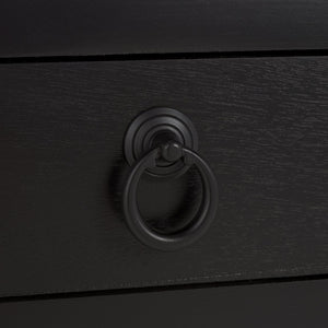 Safavieh Haven Lower 2-drawer Console - Stylish Storage Solution For Modern Home Décor And Organization Matte Black , Wood Cns5741b