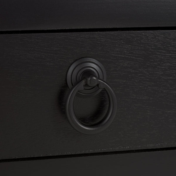 Safavieh Haven Lower 2-drawer Console - Stylish Storage Solution For Modern Home Décor And Organization Matte Black , Wood Cns5741b