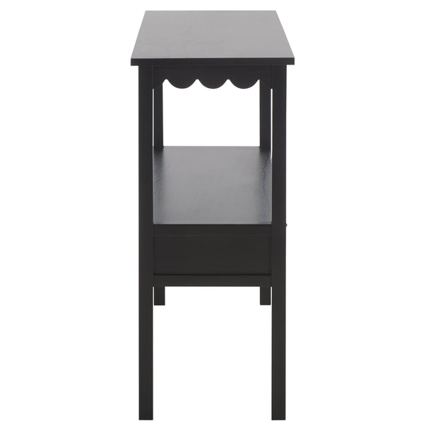 Safavieh Haven Lower 2-drawer Console - Stylish Storage Solution For Modern Home Décor And Organization Matte Black , Wood Cns5741b