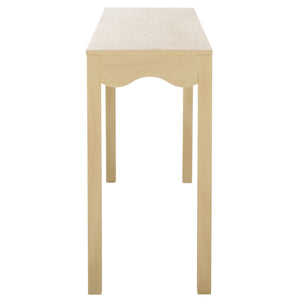 Safavieh Lilith Wavy Console - Stunning 63" Design With Timeless Style For Living Room Or Entryway Decor Natural Wood Cns5742a