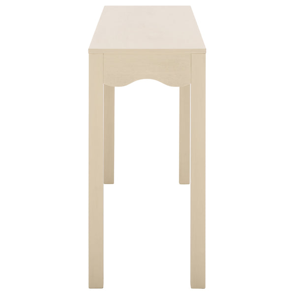Safavieh Lilith 43" Wave Console In Elegant Sand - Stylish Storage Solution For Living Room & Entryway Sand Pine Wood,Mdf Cns5743a