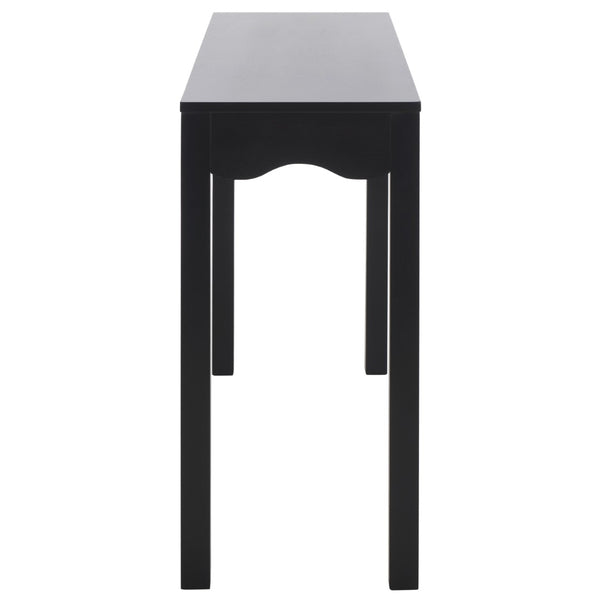 Safavieh Lilith Wave Console Table – Sculptural Design For Modern Interiors, Stylish Storage & Display Solutions Matte Black CNS5743B