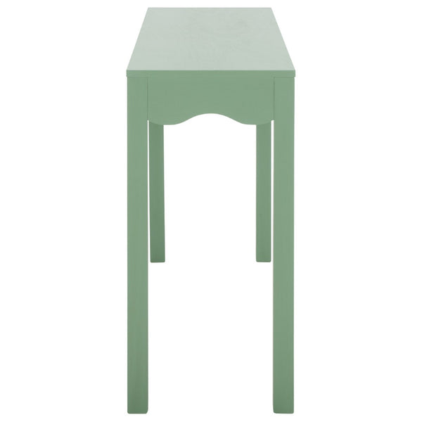 Safavieh Lilith Wave Console Table – Sculptural Design For Modern Interiors, Stylish Storage & Display Solutions Sage CNS5743C