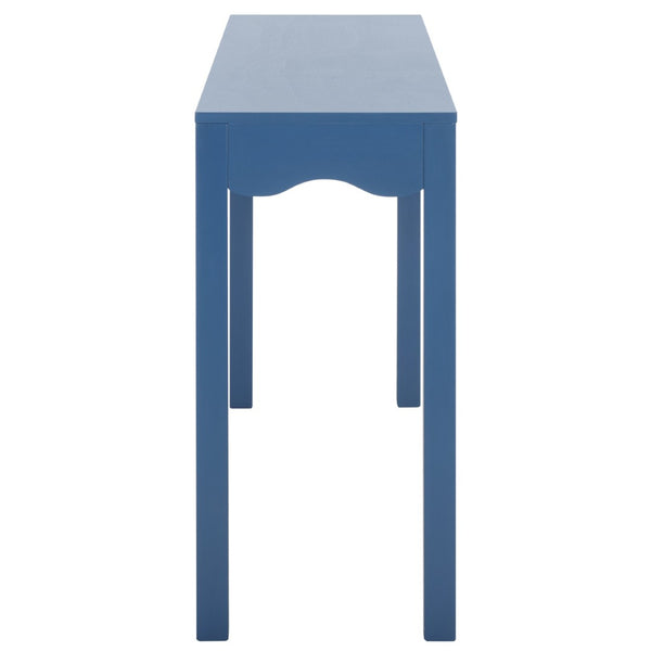 Safavieh Lilith Wave Console Table – Sculptural Design For Modern Interiors, Stylish Storage & Display Solutions Blue CNS5743D