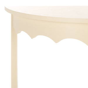 Safavieh Seraphina Half Round Console Table - Elegant Design For Entryways And Living Spaces, Versatile Appeal Sand Pine Wood,Mdf Cns5744a