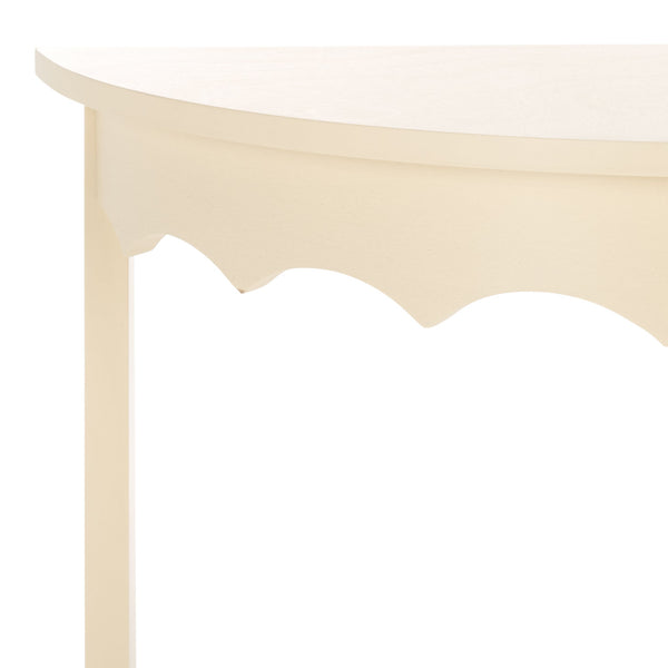 Safavieh Seraphina Half Round Console Table - Elegant Design For Entryways And Living Spaces, Versatile Appeal Sand Pine Wood,Mdf Cns5744a