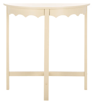 Safavieh Seraphina Half Round Console Table - Elegant Design For Entryways And Living Spaces, Versatile Appeal Sand Pine Wood,Mdf Cns5744a