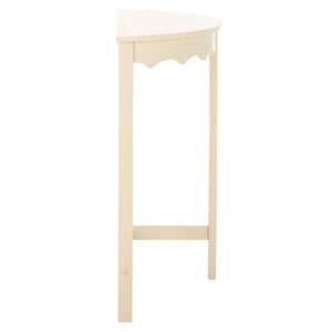 Safavieh Seraphina Half Round Console Table - Elegant Design For Entryways And Living Spaces, Versatile Appeal Sand Pine Wood,Mdf Cns5744a