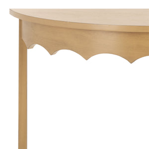 Safavieh Seraphina Half Round Console Table - Elegant Design For Entryways And Living Spaces, Versatile Appeal Desert Brown Pine Wood,Mdf Cns5744b