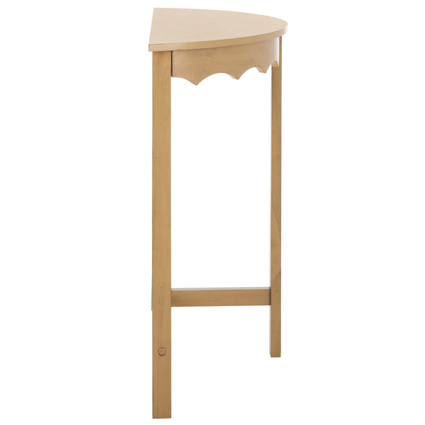 Safavieh Seraphina Half Round Console Table - Elegant Design For Entryways And Living Spaces, Versatile Appeal Desert Brown Pine Wood,Mdf Cns5744b