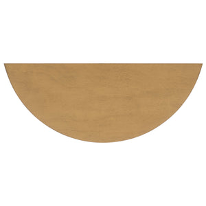 Safavieh Seraphina Half Round Console Table - Elegant Design For Entryways And Living Spaces, Versatile Appeal Desert Brown Pine Wood,Mdf Cns5744b