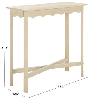 Safavieh Seraphina Rectangle Console - Modern Design For Stylish Home Decor & Practical Organization Solutions Sand Pine Wood,Mdf Cns5745a