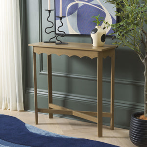 Safavieh Seraphina Rectangle Console - Modern Design For Stylish Home Decor & Practical Organization Solutions Desert Brown Pine Wood,Mdf Cns5745b