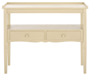 Safavieh Araminta One Drawer Console In Elegant Sand – Versatile Storage Solution For Any Room Decor Sand Pine Wood,Mdf Cns5746a