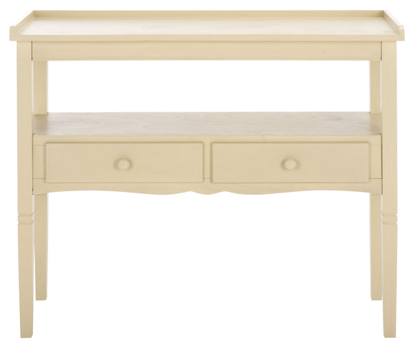 Safavieh Araminta One Drawer Console In Elegant Sand – Versatile Storage Solution For Any Room Decor Sand Pine Wood,Mdf Cns5746a